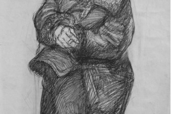 Сторож стадиона. 1977 г.